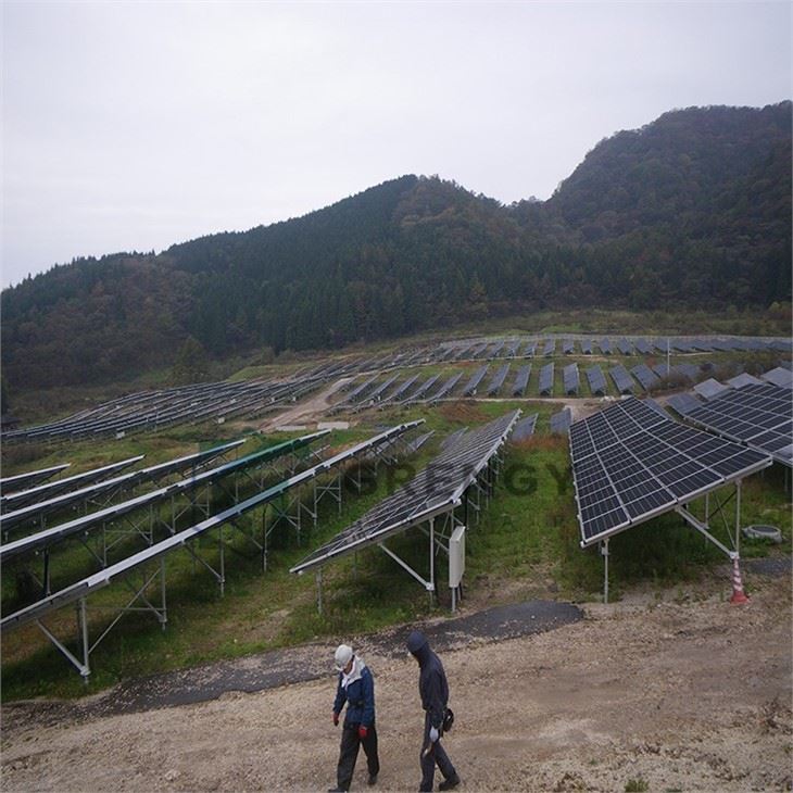 DoubleColumn Solar Ground Mounting Structure