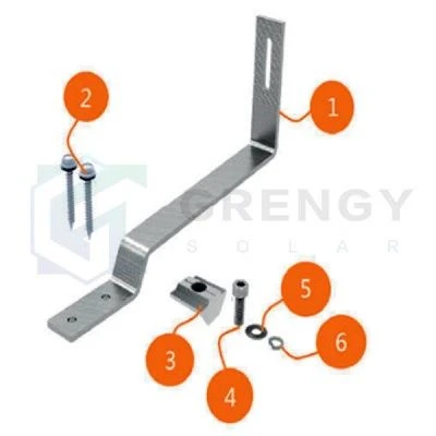 flat tile roof hook
