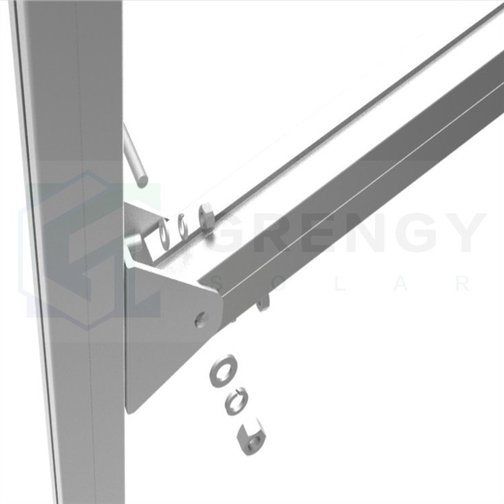support part of solar farm structure