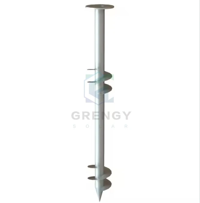 Helical Piles Screw Piles Ground Screw Foundatioin For Solar Panel