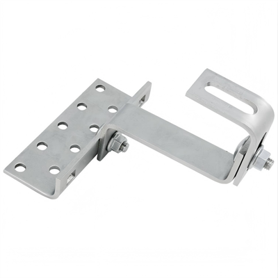 Regulowane haki dachowe z dachówek słonecznych