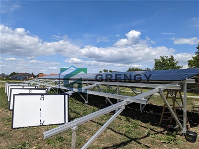 System montażu naziemnego ze stopu aluminium