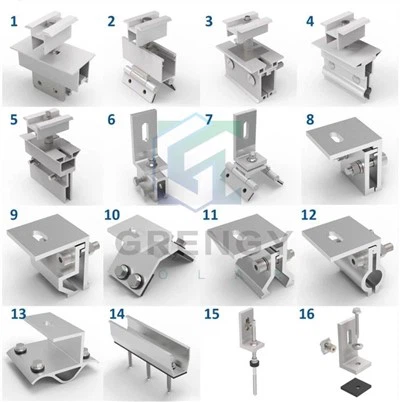Metalowe zaciski dachowe na rąbek stojący