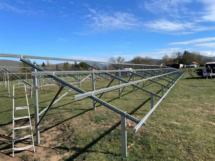 Solar Ground Mount With ZAM Steel suppliers